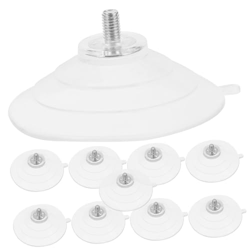 TOYZFRIENDY 10 Stück Teiliges Transparente Pvc saugnäpfe mit Gewindeschraube Starke Haltekraft für Glasfenster Spiegel Möbelmontage Installieren Stabil und Langlebig TOYZFRIENDY 10 Stück Teiliges Transparente Pvc saugnäpfe mit Gewindeschraube Starke Haltekraft für Glasfenster Spiegel Möbelmontage Installieren Stabil und Langlebig von TOYZFRIENDY