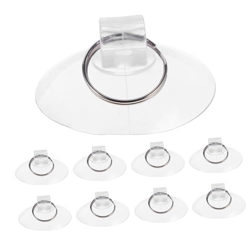TOYZFRIENDY 10 Stück Teiliges Transparente Saugnäpfe mit Ringen Extra Starke PVC Saugnäpfe Haken für Glatte Oberflächen Wie Glas Fenster Fliesen Wiederverwendbar Einfach zu Entfernen Geeignet TOYZFRIENDY 10 Stück Teiliges Transparente Saugnäpfe mit Ringen Extra Starke PVC Saugnäpfe Haken für Glatte Oberflächen Wie Glas Fenster Fliesen Wiederverwendbar Einfach zu Entfernen Geeignet von TOYZFRIENDY
