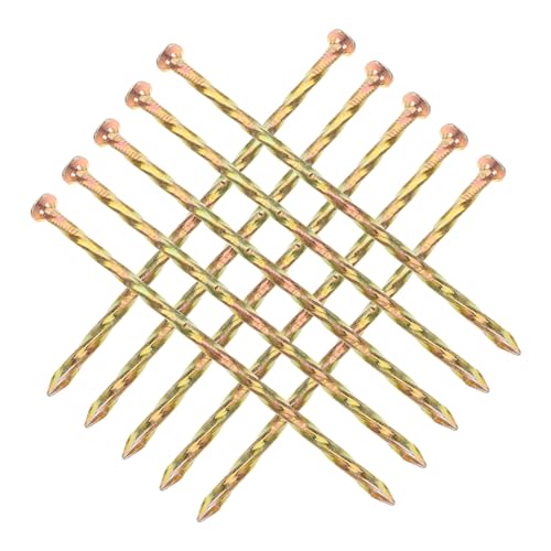 TOYZFRIENDY 10 Stück Teiliges Verzinkte Metall Landschaftspfähle mit Spiralgewinde Robuste Erdanker für Gartenbegrenzung Kunstrasenbefestigung und Vielseitige Outdoor Bodenbefestigung von TOYZFRIENDY