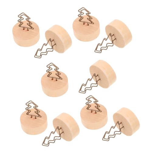 TOYZFRIENDY 10 Stück Teiliges Weihnachtsdeko Holz Clip mit Vintage Design Multifunktionale Foto und Notizhalter für Tischdekoration Memo und Visitenkartenhalter Stilvolle DIY TOYZFRIENDY 10 Stück Teiliges Weihnachtsdeko Holz Clip mit Vintage Design Multifunktionale Foto und Notizhalter für Tischdekoration Memo und Visitenkartenhalter Stilvolle DIY von TOYZFRIENDY