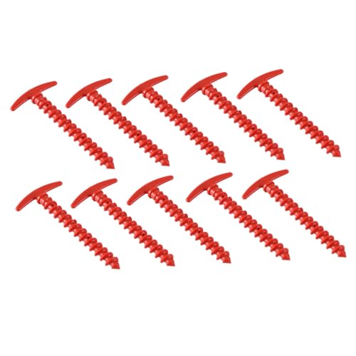 TOYZFRIENDY 10 Stück Teiliges Zelt Heringe aus Hochfestem Nylon Spiralförmige Bodenanker für Strand Schlamm Gras Langlebig und Robust zum Befestigen von Campingzelten Markisen und Vordächern TOYZFRIENDY 10 Stück Teiliges Zelt Heringe aus Hochfestem Nylon Spiralförmige Bodenanker für Strand Schlamm Gras Langlebig und Robust zum Befestigen von Campingzelten Markisen und Vordächern von TOYZFRIENDY