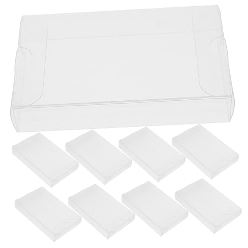 TOYZFRIENDY 10 Stück Transparente PVC Kassettentape Aufbewahrungsbox mit Staub Feuchtigkeitsschutz Stapelbarer Kassettentape Organizer Hülle für Musik Kassetten Praktischer Halter TOYZFRIENDY 10 Stück Transparente PVC Kassettentape Aufbewahrungsbox mit Staub Feuchtigkeitsschutz Stapelbarer Kassettentape Organizer Hülle für Musik Kassetten Praktischer Halter von TOYZFRIENDY