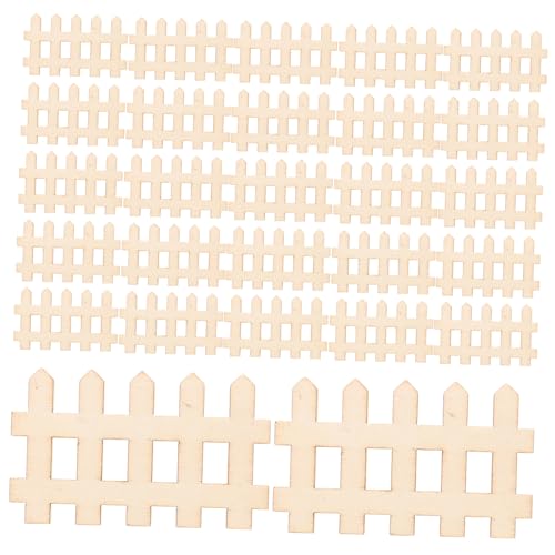 TOYZFRIENDY 100 Stck Teiliges Mini Zaun Miniatur Picket Fence mit glatter Oberfläche Langlebig und Sicher für DIY Garten Landschaftsdekoration und Balkonsichtschutz TOYZFRIENDY 100 Stck Teiliges Mini Zaun Miniatur Picket Fence mit glatter Oberfläche Langlebig und Sicher für DIY Garten Landschaftsdekoration und Balkonsichtschutz von TOYZFRIENDY