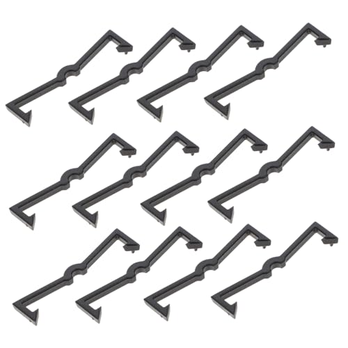 TOYZFRIENDY 100 Stück Teiliges Kunststoff Pegboard Haken Befestigungsclips Einfach zu Montierende Lochplatten Organizer Sicherer Halt für Haken und Ablagen Geeignet für Wand lochblech Zubehör von TOYZFRIENDY