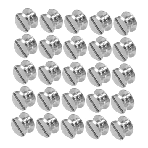 TOYZFRIENDY 100 Stück Teiliges Metall Schraubnieten Mutter Vater Design für Buchbindung Fotoalben Ordner Vielseitig Einsetzbar Starke Befestigung für Büro Schule Diy Dekoration TOYZFRIENDY 100 Stück Teiliges Metall Schraubnieten Mutter Vater Design für Buchbindung Fotoalben Ordner Vielseitig Einsetzbar Starke Befestigung für Büro Schule Diy Dekoration von TOYZFRIENDY