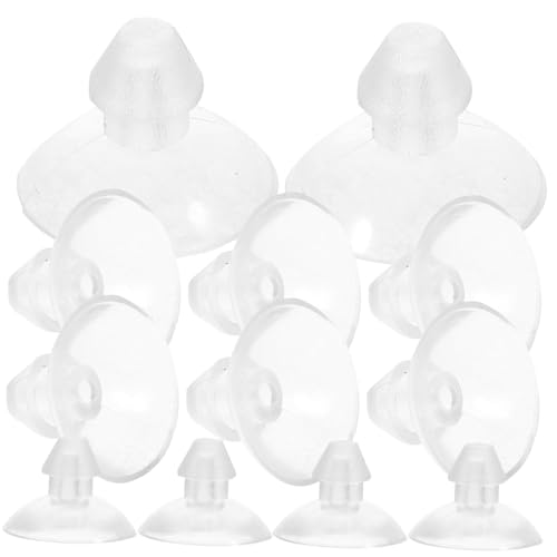 TOYZFRIENDY 100 Stück Transparente Saugnäpfe ohne Haken Starke Haftkraft Robuste PVC Sauger für Glatte Oberflächen Geeignet für Glasplatten Wandbefestigung Autofenster und Heimdekoration TOYZFRIENDY 100 Stück Transparente Saugnäpfe ohne Haken Starke Haftkraft Robuste PVC Sauger für Glatte Oberflächen Geeignet für Glasplatten Wandbefestigung Autofenster und Heimdekoration von TOYZFRIENDY