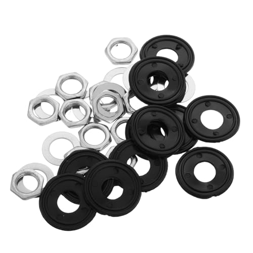 TOYZFRIENDY 12 Sätze Teiliges Uhrwerk Reparaturset mit Unterlegscheiben Muttern und Dichtungen Geeignet für Wanduhr und Quarzuhr Einfache Montage für DIY Uhrenbauer und Professionelle TOYZFRIENDY 12 Sätze Teiliges Uhrwerk Reparaturset mit Unterlegscheiben Muttern und Dichtungen Geeignet für Wanduhr und Quarzuhr Einfache Montage für DIY Uhrenbauer und Professionelle von TOYZFRIENDY