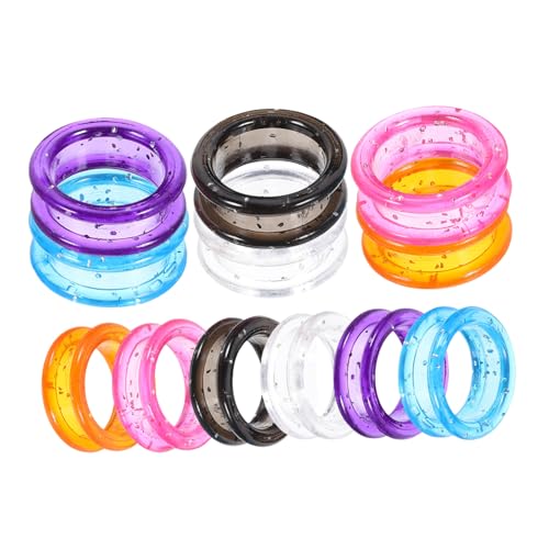 TOYZFRIENDY 12 Stück Teiliges Silikon Fingerring für Scheren Flexibler Fingerschutz für Friseur und Haustierscheren Reduzierte Fingerbelastung Vielseitig Passend Langlebig und Bequem im von TOYZFRIENDY