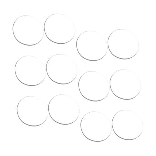TOYZFRIENDY 12 Stück Teiliges Transparente Saugnapf-Polster aus Weichem Material Rutschfest Druck Abriebfest Stoßdämpfend für Glasplatten Möbel und Glastische für Sicheren Halt ohne Verformung von TOYZFRIENDY