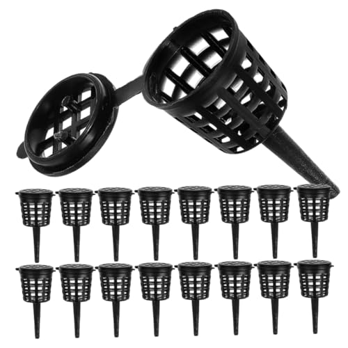 TOYZFRIENDY 120 Stück Bonsai Düngerkörbe mit Deckel Tragbare Auslaufsichere Pflanzennährstoffbecher für Orchideen Sukkulenten Aquarien und Garten Einfache Handhabung Vielseitig Einsetzbar von TOYZFRIENDY