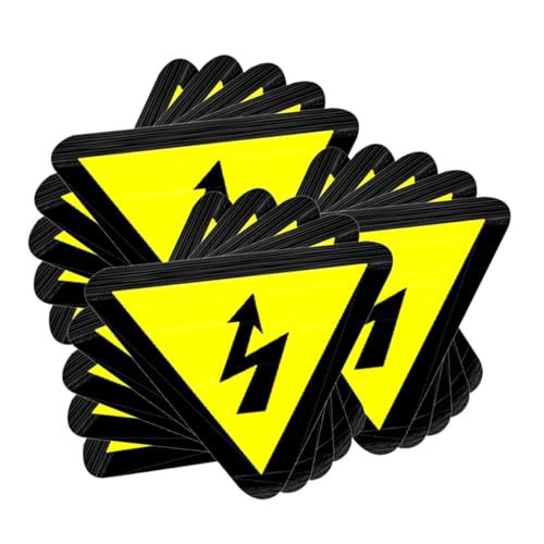 TOYZFRIENDY 15 Stück Teiliges Elektrische Schockwarnung Selbstklebend Gelbes Dreieck Sicherheitskennzeichnung für Elektrogeräte und Baustellen Langlebig und Haftend TOYZFRIENDY 15 Stück Teiliges Elektrische Schockwarnung Selbstklebend Gelbes Dreieck Sicherheitskennzeichnung für Elektrogeräte und Baustellen Langlebig und Haftend von TOYZFRIENDY