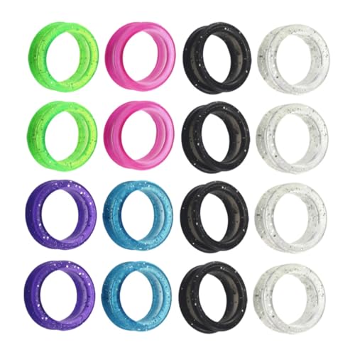 TOYZFRIENDY 16 Stück Teiliges Silikon Finger Rings für Scheren Flexible Geräuschdämpfende Scherenringe für Friseursalon und Haustierpflege Schutz vor Einschneiden Einfach zu Montieren TOYZFRIENDY 16 Stück Teiliges Silikon Finger Rings für Scheren Flexible Geräuschdämpfende Scherenringe für Friseursalon und Haustierpflege Schutz vor Einschneiden Einfach zu Montieren von TOYZFRIENDY