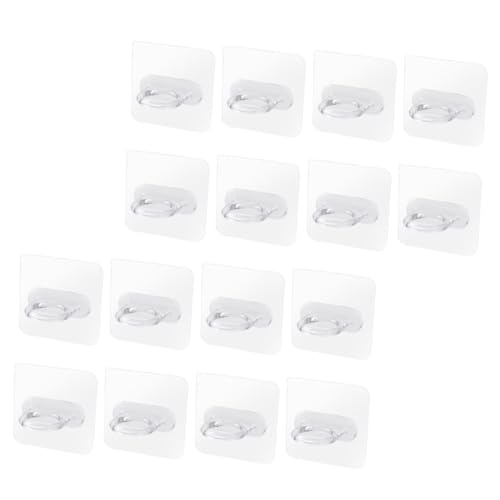 TOYZFRIENDY 16 Stück Teiliges Transparentes Selbstklebend Ohne Bohren Vielseitig Für Badezimmer Küche Wohnzimmer Tür Kleideraufhängung TOYZFRIENDY 16 Stück Teiliges Transparentes Selbstklebend Ohne Bohren Vielseitig Für Badezimmer Küche Wohnzimmer Tür Kleideraufhängung von TOYZFRIENDY