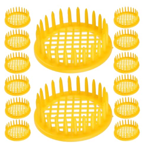 TOYZFRIENDY 18 Stück Teiliges Kunststoff Bienenkönigin Käfig mit Belüftung Bienenisolator für Imker Einfaches Transportieren und Isolieren der Königin Geeignet für Kontrollierte Zucht und von TOYZFRIENDY