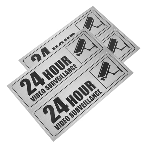 TOYZFRIENDY 2 Blätter Selbstklebender Sicherheitshinweis Aufkleber PVC Wetterfest Videoüberwachung Warnschild für Büro und Gemeinschaftliche Innen Außenbereiche TOYZFRIENDY 2 Blätter Selbstklebender Sicherheitshinweis Aufkleber PVC Wetterfest Videoüberwachung Warnschild für Büro und Gemeinschaftliche Innen Außenbereiche von TOYZFRIENDY