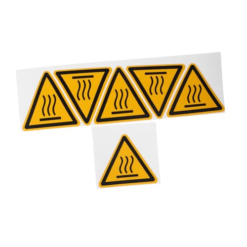 TOYZFRIENDY 2 Blätter Warnaufkleber Hohe Temperatur Haftetiketten Hitzebeständig Industrie Sicherheitswarnung Warnschild für Baustelle Werkstatt TOYZFRIENDY 2 Blätter Warnaufkleber Hohe Temperatur Haftetiketten Hitzebeständig Industrie Sicherheitswarnung Warnschild für Baustelle Werkstatt von TOYZFRIENDY