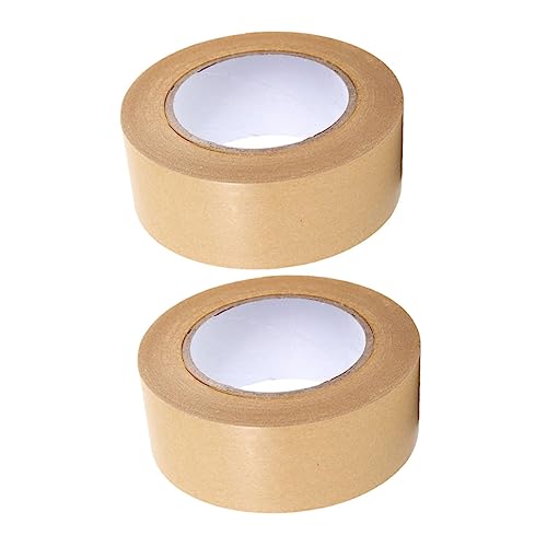 TOYZFRIENDY 2 Rollen Kraftpapier Klebeband Hochklebend Verpackungsband Verpackungsklebeband für Haushaltskartons Bilderrahmenversiegelung Staubschutz Feuchtigkeitsschutz TOYZFRIENDY 2 Rollen Kraftpapier Klebeband Hochklebend Verpackungsband Verpackungsklebeband für Haushaltskartons Bilderrahmenversiegelung Staubschutz Feuchtigkeitsschutz von TOYZFRIENDY
