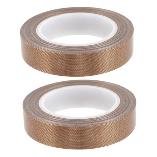 TOYZFRIENDY 2 Rollen Ptfe Klebeband Hochtemperaturbeständig Antihaft Hand Vakuumiergerät Isolierband für Impulsversiegler und Elektrogeräte von TOYZFRIENDY