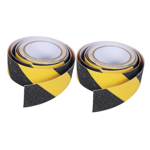 TOYZFRIENDY 2 Rollen Selbstklebendes Rutsch Klebeband Rutschhemmendes Sicherheitsband Schwarz Gelb für Treppenstufen Außentreppe Warnmarkierung Wasserfest Langlebig TOYZFRIENDY 2 Rollen Selbstklebendes Rutsch Klebeband Rutschhemmendes Sicherheitsband Schwarz Gelb für Treppenstufen Außentreppe Warnmarkierung Wasserfest Langlebig von TOYZFRIENDY