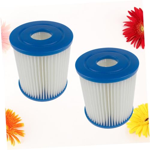 TOYZFRIENDY 2 STÜCK Teiliges Spa Filter Ersatzkartuschen für Aufblasbare Pools Langlebige Filterpatronen zur Wasserreinigung Einfache Kompatibel mit Bestway I Filtertyp Klarer Poolwasser von TOYZFRIENDY