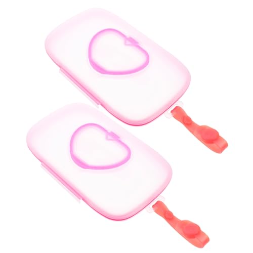 TOYZFRIENDY 2 STÜCK Tragbare Feuchttuchbox aus Hochwertigem Leicht und Geruchlos zum Aufhängen an Kinderwagen und Babybett Schlankes Design für Unterwegs und Reisegebrauch von TOYZFRIENDY