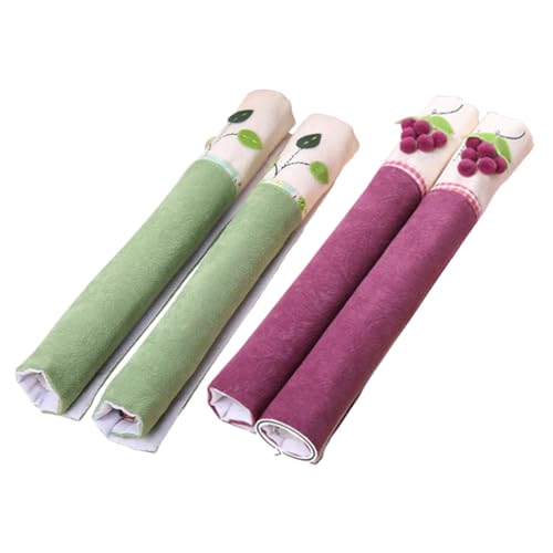 TOYZFRIENDY 2 Sätze Handgefertigte Dicke Kühlschrankgriff schutzhüllen aus Waschbar Schmutzabweisend Passend für Kühlschrank Gefrierschrank Mikrowelle Küchenarmaturen von TOYZFRIENDY