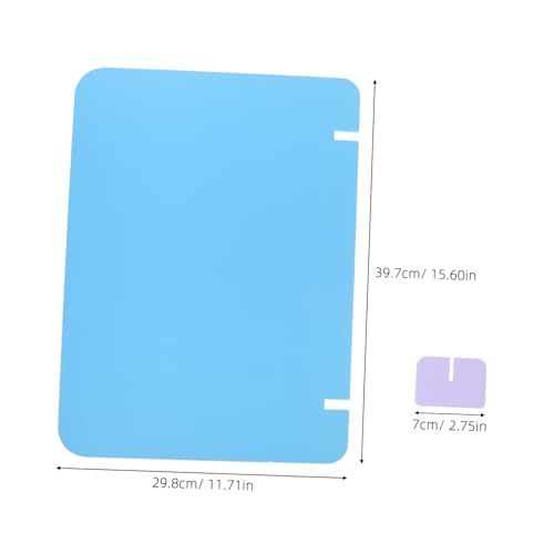 TOYZFRIENDY 2 Sätze Tischtrennwände mit Stützfüßen Schalldämmende Desk Privacy Panels Einfache Hygienische Schutzbarriere für Schule Büro Prüfung Studium und Essbereich von TOYZFRIENDY