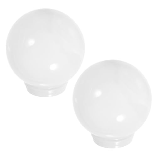 TOYZFRIENDY 2 Stück Acryl Kugel Lampenschirm Milchig Weiß Wetterfeste Runde Lampenabdeckung Ersatz lichtabdeckung für Außenbeleuchtung Garten Einfache Montage und Schutz TOYZFRIENDY 2 Stück Acryl Kugel Lampenschirm Milchig Weiß Wetterfeste Runde Lampenabdeckung Ersatz lichtabdeckung für Außenbeleuchtung Garten Einfache Montage und Schutz von TOYZFRIENDY