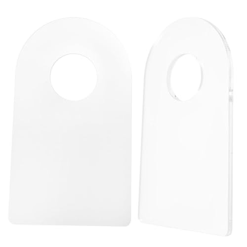 TOYZFRIENDY 2 Stück Acryl Weinflaschenhalter Stabiles Transparentes Weinregal für Tisch und Theke Modernes Design Langlebig Vielseitig für Zuhause und Bar zur Weinlagerung und Dekorativen von TOYZFRIENDY