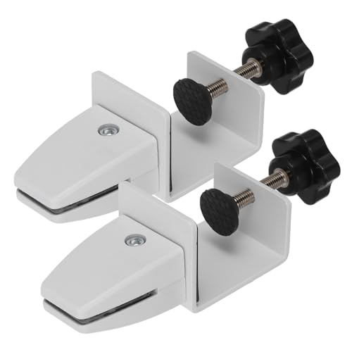 TOYZFRIENDY 2 Stück Aluminiumlegierung Tischtrennwandklemme Verschleißfest ohne Bohren Verstellbar Stabile Befestigung für Acrylpaneele Geeignet für Büro Homeoffice Computerraum TOYZFRIENDY 2 Stück Aluminiumlegierung Tischtrennwandklemme Verschleißfest ohne Bohren Verstellbar Stabile Befestigung für Acrylpaneele Geeignet für Büro Homeoffice Computerraum von TOYZFRIENDY