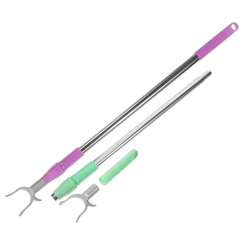 TOYZFRIENDY 2 Stück Ausziehbare Teleskopische Wäscheleinenstange Verstellbarer Edelstahl wäscheständer mit Robustem Aluminium kleiderhaken Platzsparend für Balkon und Haushalt Violett Grün TOYZFRIENDY 2 Stück Ausziehbare Teleskopische Wäscheleinenstange Verstellbarer Edelstahl wäscheständer mit Robustem Aluminium kleiderhaken Platzsparend für Balkon und Haushalt Violett Grün von TOYZFRIENDY