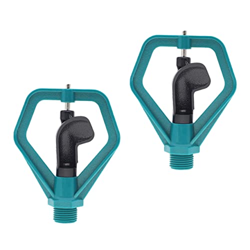 TOYZFRIENDY 2 Stück Automatischer Gartensprinkler Robuster zur Bewässerung von und Garten Rotierender Sprinkler für Gleichmäßige Wasserverteilung von TOYZFRIENDY