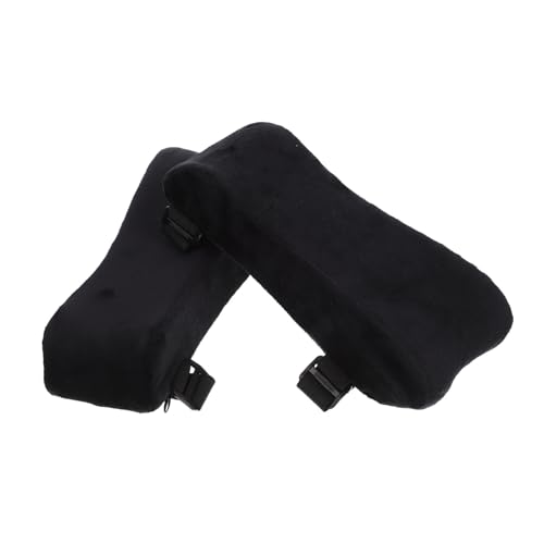 TOYZFRIENDY 2 Stück Bürostuhl Armlehnenpolster aus Langlebigem Material Weiche Armauflagen zur Schmerzlinderung Passend für Home Office und Arbeitsstühle Einfach zu befestigen Schwarz TOYZFRIENDY 2 Stück Bürostuhl Armlehnenpolster aus Langlebigem Material Weiche Armauflagen zur Schmerzlinderung Passend für Home Office und Arbeitsstühle Einfach zu befestigen Schwarz von TOYZFRIENDY