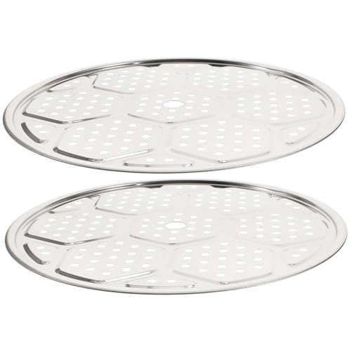 TOYZFRIENDY 2 Stück Edelstahl Dämpfeinsatz Rostfrei Glatte Oberfläche Schonend für Hände Vielseitiger Dampfteller für Kochtöpfe Bewahrt Nährstoffe und Geschmack Einfach zu Reinigen von TOYZFRIENDY