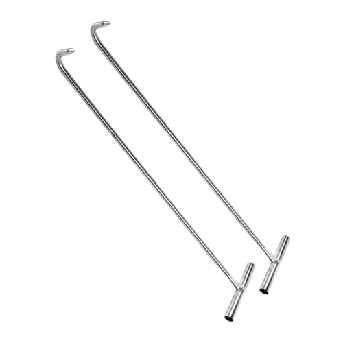 TOYZFRIENDY 2 Stück Edelstahl Schachtdeckelhaken T Form Teilig Robust und Verschleißfest Hebehaken für Kanaldeckel und Rollladentüren Lang Praktische Handhabung und Einfache Reinigung TOYZFRIENDY 2 Stück Edelstahl Schachtdeckelhaken T Form Teilig Robust und Verschleißfest Hebehaken für Kanaldeckel und Rollladentüren Lang Praktische Handhabung und Einfache Reinigung von TOYZFRIENDY