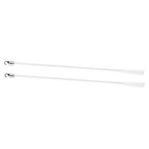 TOYZFRIENDY 2 Stück Fiberglas Jalousie Bedienstab mit Griff Robust und Rostfrei Passend für Vertikale Fensterjalousien Einfach zu Montieren ohne Werkzeug Praktische Steuerstange für Büro und von TOYZFRIENDY