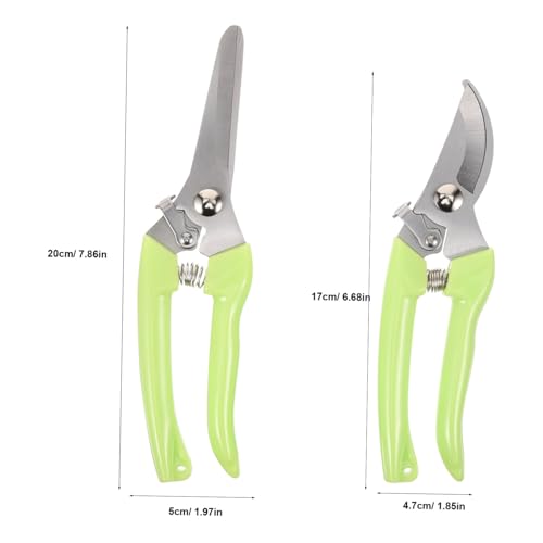 TOYZFRIENDY 2 Stück Gartenschere Edelstahl Pruning Shears mit Rutschfesten Griffen Ergonomisch Langlebig für Blumen Pflanzen Gartenarbeit Baumschnitt TOYZFRIENDY 2 Stück Gartenschere Edelstahl Pruning Shears mit Rutschfesten Griffen Ergonomisch Langlebig für Blumen Pflanzen Gartenarbeit Baumschnitt von TOYZFRIENDY