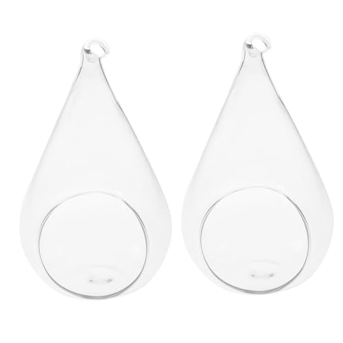 TOYZFRIENDY 2 Stück Hängende Glasvase Transparent Klare Blumenvase zum Aufhängen DIY Mikrolandschaft Dekoration für Wohnzimmer Schlafzimmer Büro und Geschenk TOYZFRIENDY 2 Stück Hängende Glasvase Transparent Klare Blumenvase zum Aufhängen DIY Mikrolandschaft Dekoration für Wohnzimmer Schlafzimmer Büro und Geschenk von TOYZFRIENDY