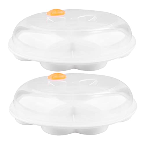 TOYZFRIENDY 2 Stück Herzförmiges Mikrowellen eierwärme tray Hitzebeständig Langlebig Schadstofffrei Küchenzubehör zum Einfachen Eierkochen und Erwärmen im Backofen Weiß TOYZFRIENDY 2 Stück Herzförmiges Mikrowellen eierwärme tray Hitzebeständig Langlebig Schadstofffrei Küchenzubehör zum Einfachen Eierkochen und Erwärmen im Backofen Weiß von TOYZFRIENDY