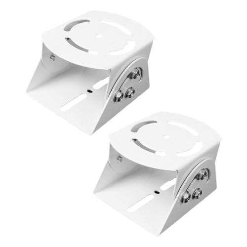 TOYZFRIENDY 2 Stück Kamera Wandhalterung aus Robustem Metall Verstellbare Halterung mit Multidirektionaler Neigung Rostfrei Einfache Montage für Indoor und Outdoor Überwachung von TOYZFRIENDY