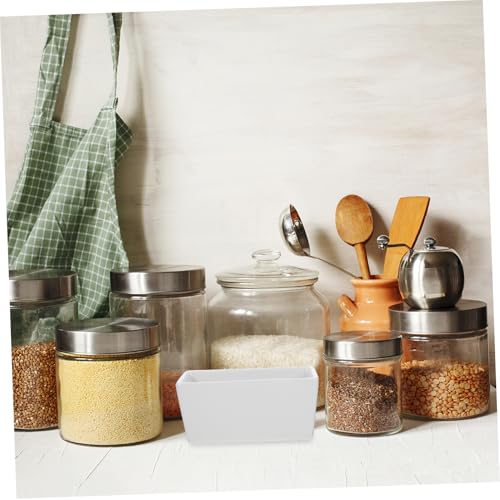 TOYZFRIENDY 2 Stück Keramik Zuckerdose Quadratisch für Haushalt Mikrowellengeeignet mit Glatten Kanten Vielseitig für Zucker Milch Kartoffelpüree und Desserts von TOYZFRIENDY