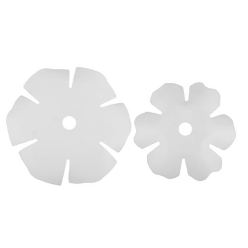 TOYZFRIENDY 2 Stück Kreativer Lampenschirm Mit Blumenmuster Hängelampenschirme Ersatz Lampenschirme Für Pendelleuchten Kronleuchter Lampenschirme Kleiner Hängelampenschirm Weißes Pvc von TOYZFRIENDY