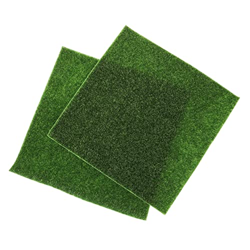 TOYZFRIENDY 2 Stück Künstlicher Gartenrasen PVC Miniatur Grasmatte für DIY Landschaft Realistische Farbe Flache Rückseite für Puppenhaus und Garten Deko TOYZFRIENDY 2 Stück Künstlicher Gartenrasen PVC Miniatur Grasmatte für DIY Landschaft Realistische Farbe Flache Rückseite für Puppenhaus und Garten Deko von TOYZFRIENDY