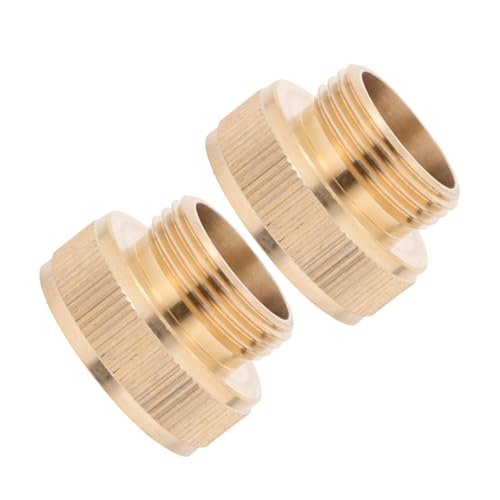 TOYZFRIENDY 2 Stück Messingkonverter Adapter für Gartenschlauch Gartenschlauchadapter gartenschlauch Adapter wasserschlauch Golden TOYZFRIENDY 2 Stück Messingkonverter Adapter für Gartenschlauch Gartenschlauchadapter gartenschlauch Adapter wasserschlauch Golden von TOYZFRIENDY