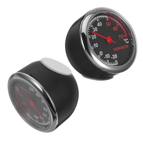 TOYZFRIENDY 2 Stück Metall Auto Thermometer Präzises Langlebiges Temperaturmessgerät mit Fortschrittlichem Sensor Leichtes Kompaktes Fahrzeug Instrument für Armaturenbrett zur TOYZFRIENDY 2 Stück Metall Auto Thermometer Präzises Langlebiges Temperaturmessgerät mit Fortschrittlichem Sensor Leichtes Kompaktes Fahrzeug Instrument für Armaturenbrett zur von TOYZFRIENDY
