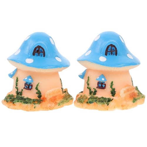 TOYZFRIENDY 2 Stück Miniatur Pilzhaus Dekoration Detailgetreues Reptilien Terrarien Zubehör Haus Modell für Kriechtier Box Landschaftsdeko für Feengarten und Blumentopf Lebendige Mikro TOYZFRIENDY 2 Stück Miniatur Pilzhaus Dekoration Detailgetreues Reptilien Terrarien Zubehör Haus Modell für Kriechtier Box Landschaftsdeko für Feengarten und Blumentopf Lebendige Mikro von TOYZFRIENDY