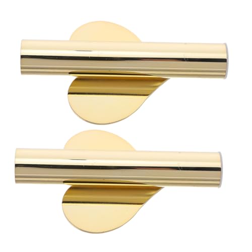 TOYZFRIENDY 2 Stück Nordische Wandvase aus robustem Eisen goldfarbener herzförmiger Wandblumenvase mit abziehbarem Klebehalter stilvoller Pflanzhalter für Blumen einfache Befestigung Elegante von TOYZFRIENDY