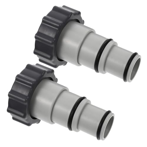 TOYZFRIENDY 2 Stück Poolschlauch Adapter für Gewindeanschluss Pumpe Langlebige Wasserfeste Ersatzanschlüsse für Filter und Tauchpumpen Handlich Robust Praktische Poolzubehörteile von TOYZFRIENDY