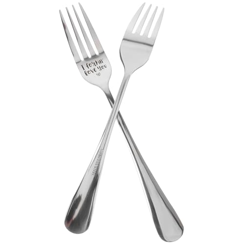 TOYZFRIENDY 2 Stück Romantische Gravierte Edelstahl Gabeln für Dessertbesteck Leichte Kompakte Haushaltstafelgabeln für Obst Kuchen Snacks für Alltag Restaurant Feiertage TOYZFRIENDY 2 Stück Romantische Gravierte Edelstahl Gabeln für Dessertbesteck Leichte Kompakte Haushaltstafelgabeln für Obst Kuchen Snacks für Alltag Restaurant Feiertage von TOYZFRIENDY