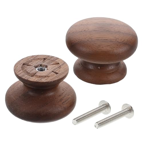 TOYZFRIENDY 2 Stück Runde Möbelknöpfe aus Massivem Naturholz Pilzform Schubladengriffe Kleine Kommoden Küchenschrankgriffe Ergonomisch Glatte Oberfläche Robuste Holzgriffe für Schrank und TOYZFRIENDY 2 Stück Runde Möbelknöpfe aus Massivem Naturholz Pilzform Schubladengriffe Kleine Kommoden Küchenschrankgriffe Ergonomisch Glatte Oberfläche Robuste Holzgriffe für Schrank und von TOYZFRIENDY
